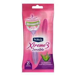 CUCHILLA SCHICK XTREME PIEL SENSIBL*2UND