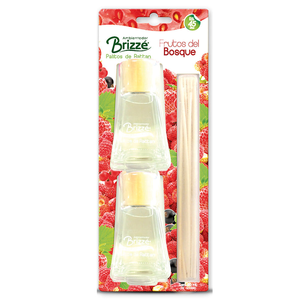 PALITOS RATTAN FRUTOS DEL BOSQUE X2UND