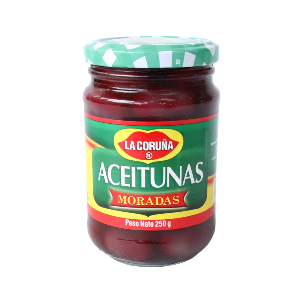 ACEITUNAS NEGRAS FCO CORUÑA  x 250GR