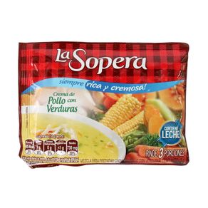 SOPERA CREMOSA POLLO/VERDURAS 3P *45 GR