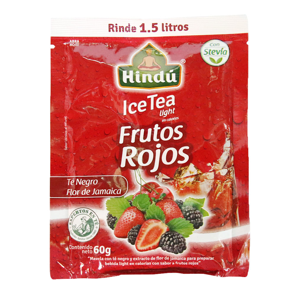 ICE TEA FRUTOS ROJOS  x 60 GR