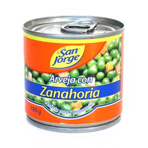 ARVEJA CON ZANAHORIA SAN JORGE x 180GR