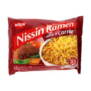 SOPA RAMEN CARNE NISSIN  x  85 GR