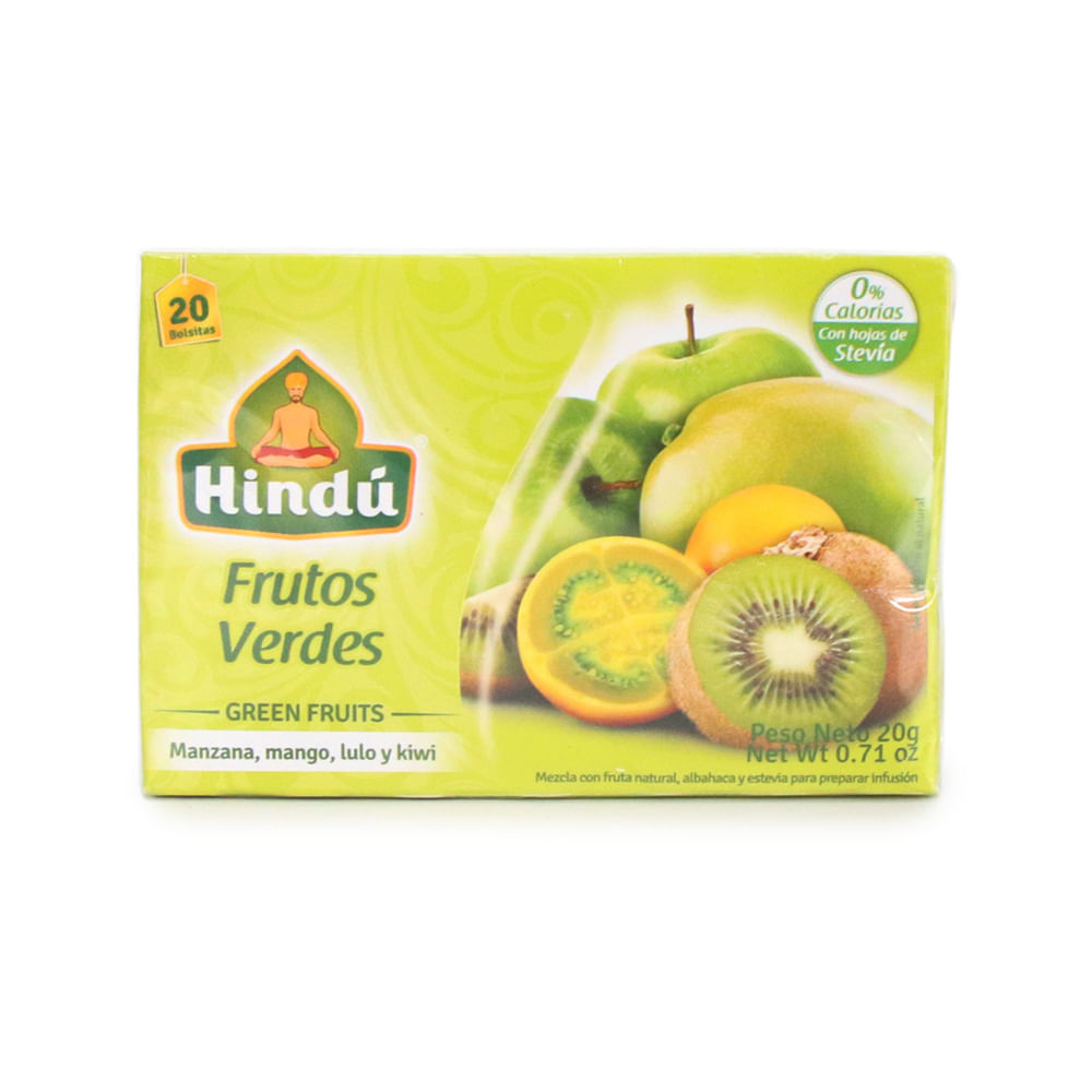 INFUSION FRUTOS VERDES HINDU 20 UND