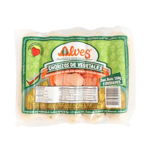 CHORIZO DE VEGETALES ALVES x 250GR