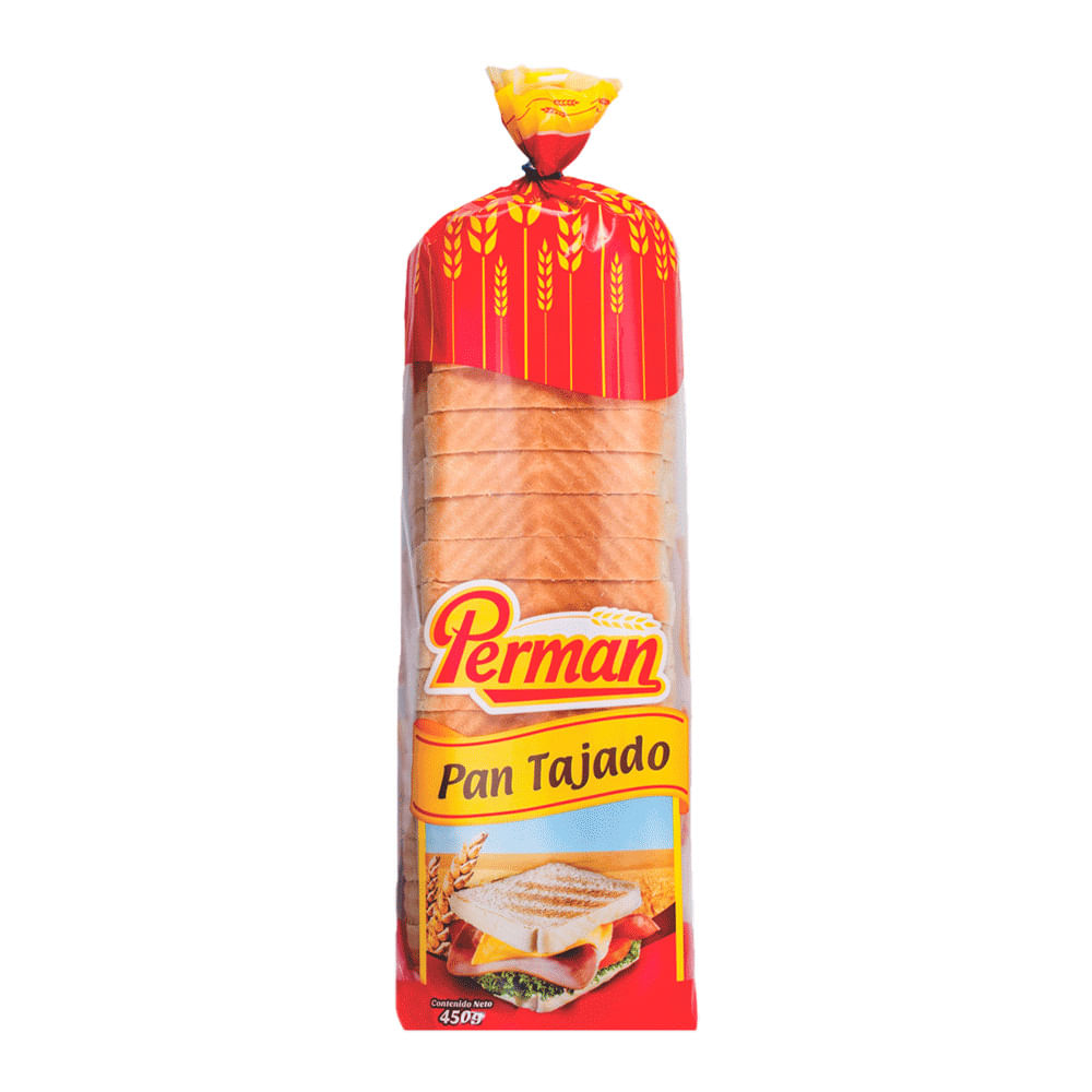 PAN TAJADO PERMAN  x 450 GR