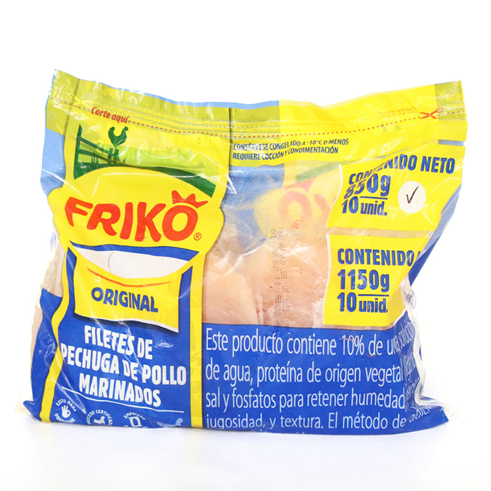 FILETES PECHUGA FRIKO  X 850 GR