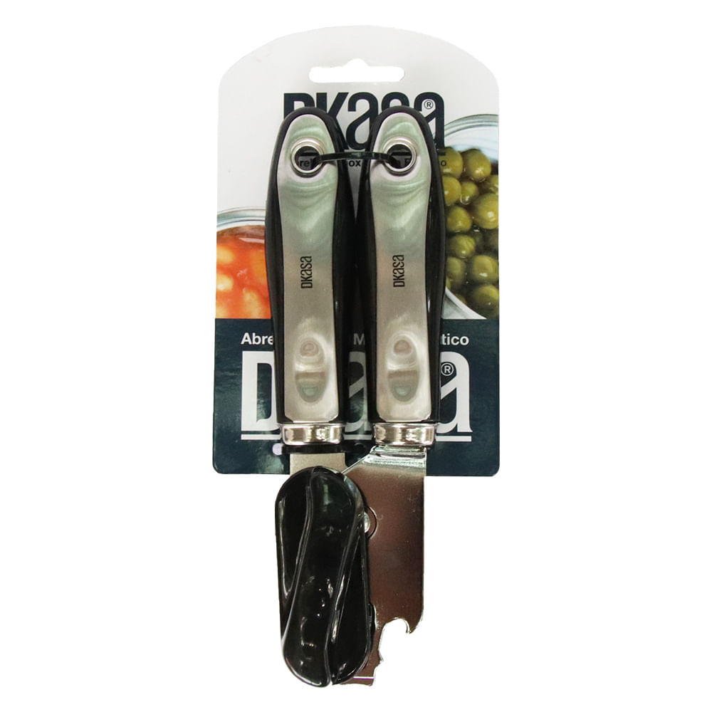 ABRELATAS INOX MANGO PLASTICO