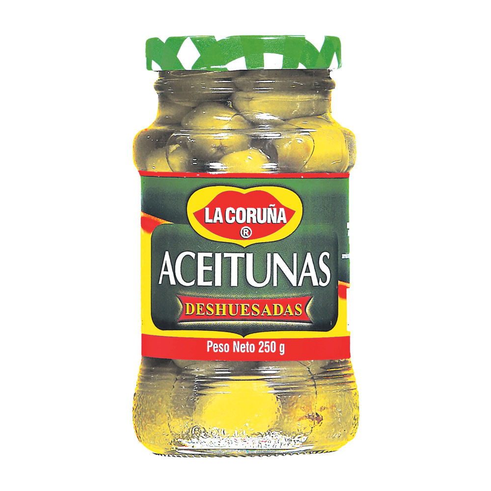 ACEITUNA DESHUESADA FCO CORUÑA  x 250GR
