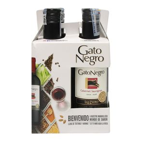 VINO GATO NEGRO 187ML DISP X4