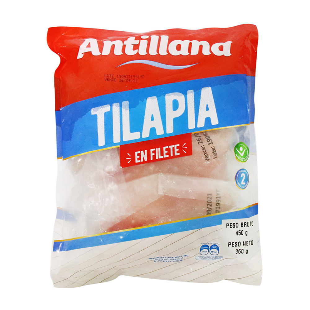 FILETE MOJARRA/TILAPIA *360GR ANTILLANA