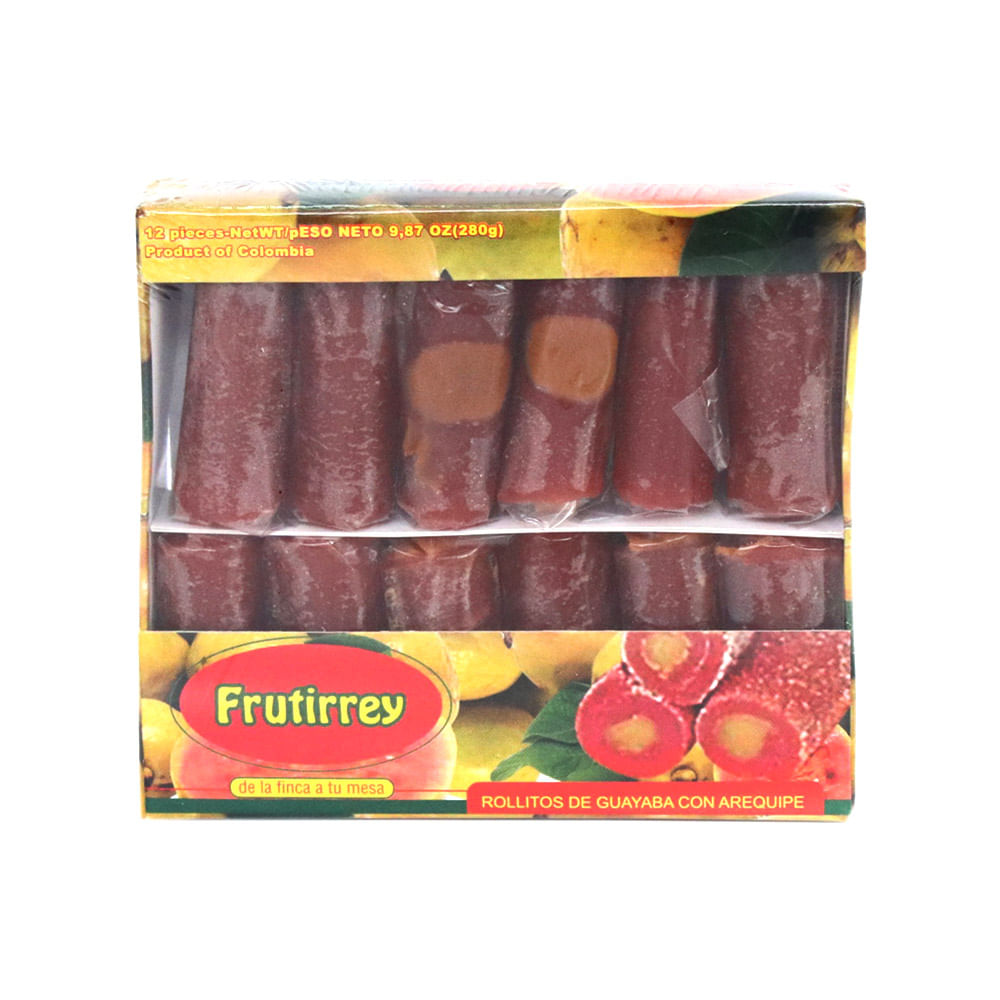 ROLLITOS DE GUAYABA FRUTIRREY*280 GR