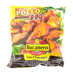 ALITAS POLLO BBQ 10U BUCANERO 900 GR