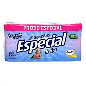JABON ESPECIAL BEBE 3U x 750GR JIRAFA