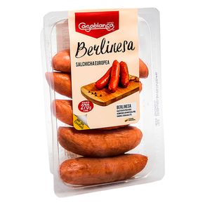 SALCHICHA BERLINESA CASABLANCA x 270 GR