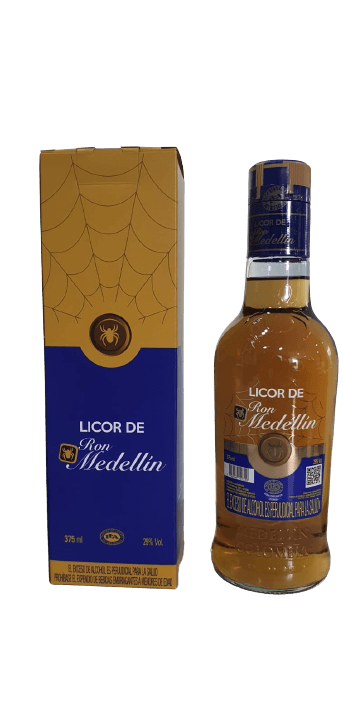 LICOR RON MEDELLIN BOTELLA*375ML