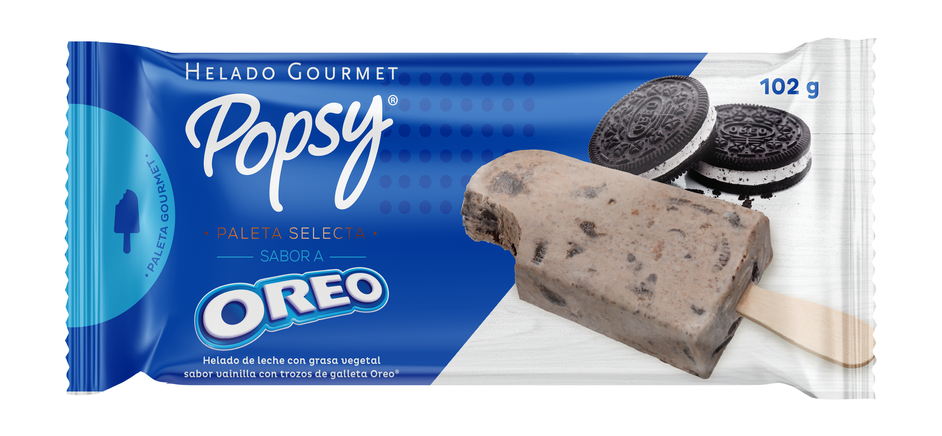 PALETA SELECTA OREO POPSY*100GR