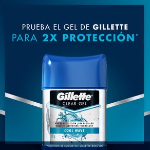 DEO CLEAR GEL GILLETE X3 x 82GR