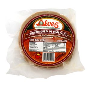 HAMBURGUESA DE VEGETALES ALVES x 320GR