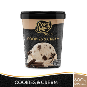 HELADO COOKIE&CREAM CREMHELADO GOLDx600G