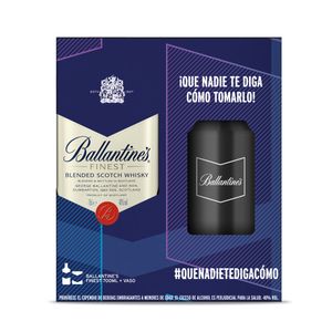 Whisky Ballantines 700 ml+Vaso