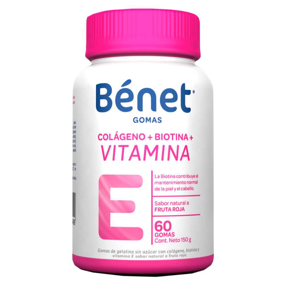 GOMAS COLAGENO BIOTINA VITA E BENET*60UN