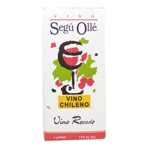 VINO ROSADO TETRA SEGU OLLE x 1000ML