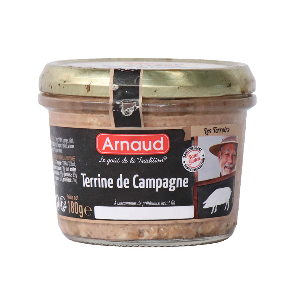 PATE TERRINE DE CERDO DE CAMPAÃ‘A X 180