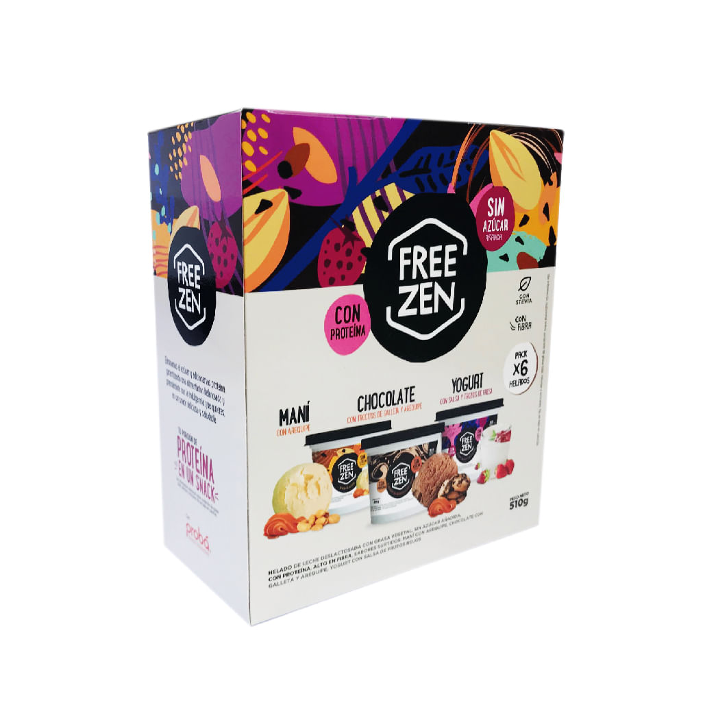 HELADO 6PACK SURTIDO FREEZEN*510GR