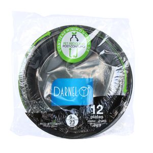 Plato Pet Negro Darnel*23 cm