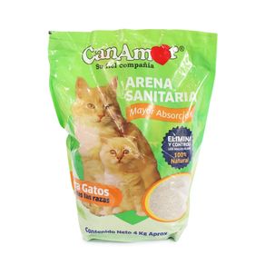 ARENA SANITARIA PARA GATOS CANAMOR *4 KG