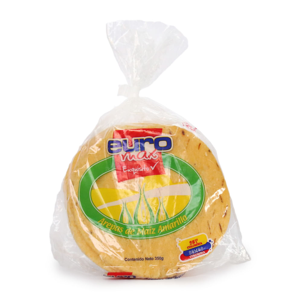 AREPAS EUROMAX AMARILLA X 350GR X 5 UD