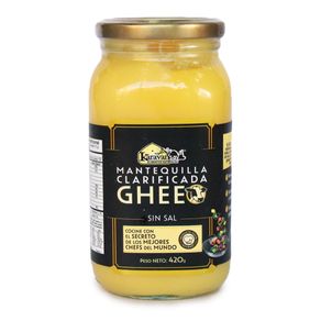MANTEQUILLA CLARIFICADA GHEE x 420 GR