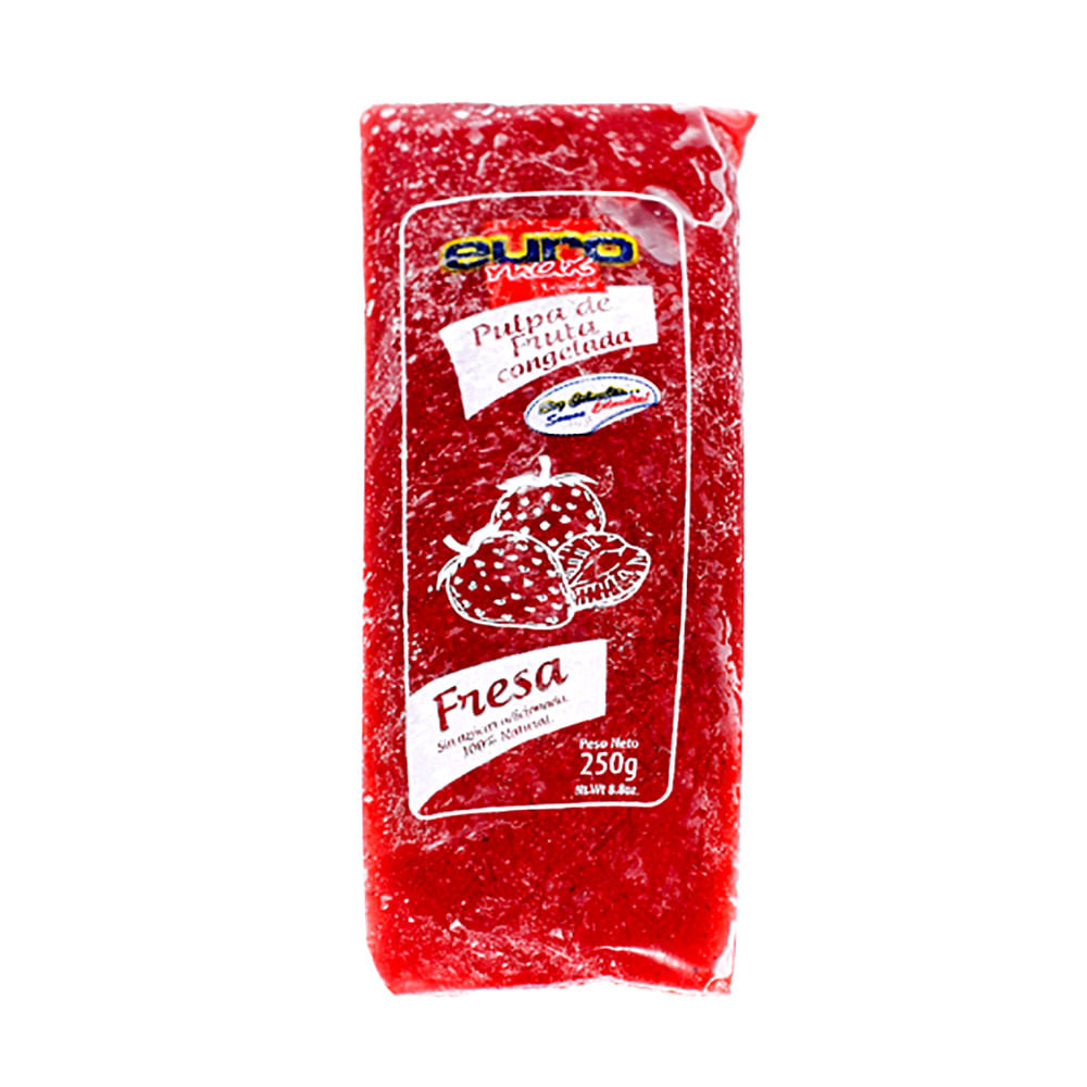 PULPA EUROMAX CONGELADA DE FRESA X 500G