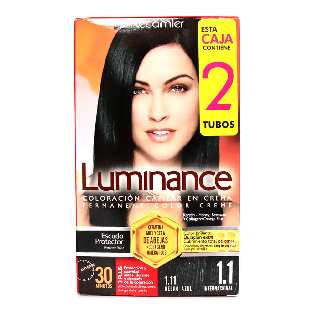 LUMINANCE KIT+DOBLE TUBO #1.1 NEGR *60GR