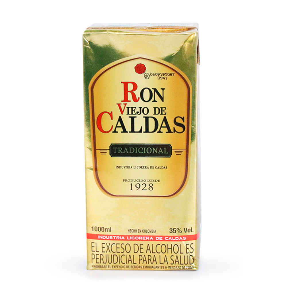 RON VIEJO DE CALDAS x 1000 ML