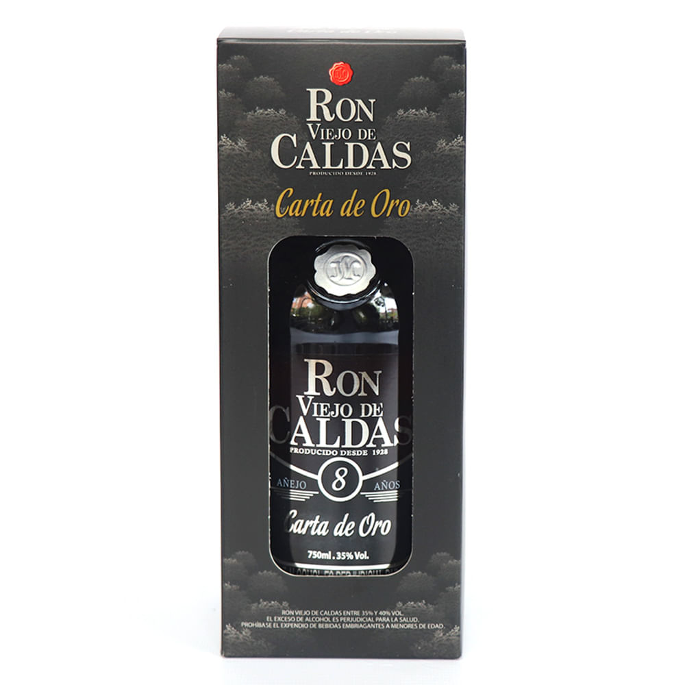 RON VIEJO DE CALDAS CARTA DE ORO x 750ML