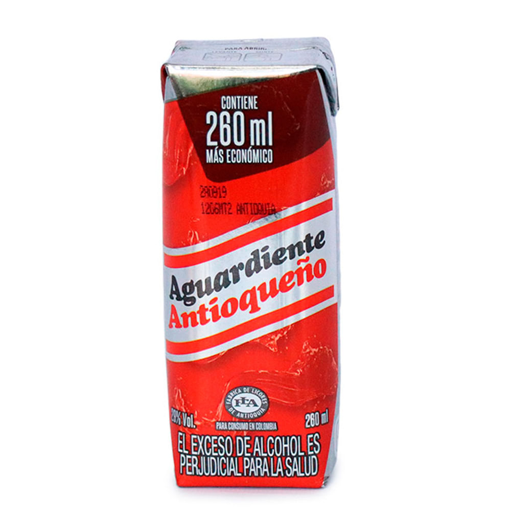AGUARDIENTE  ANT TETRA PRISMA  x 260ML