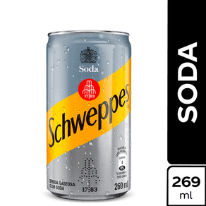 SODA SCHWEPPES LATA x 269ML