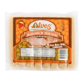 SALCHICHAS DE VEGETALES ALVES x 250GR
