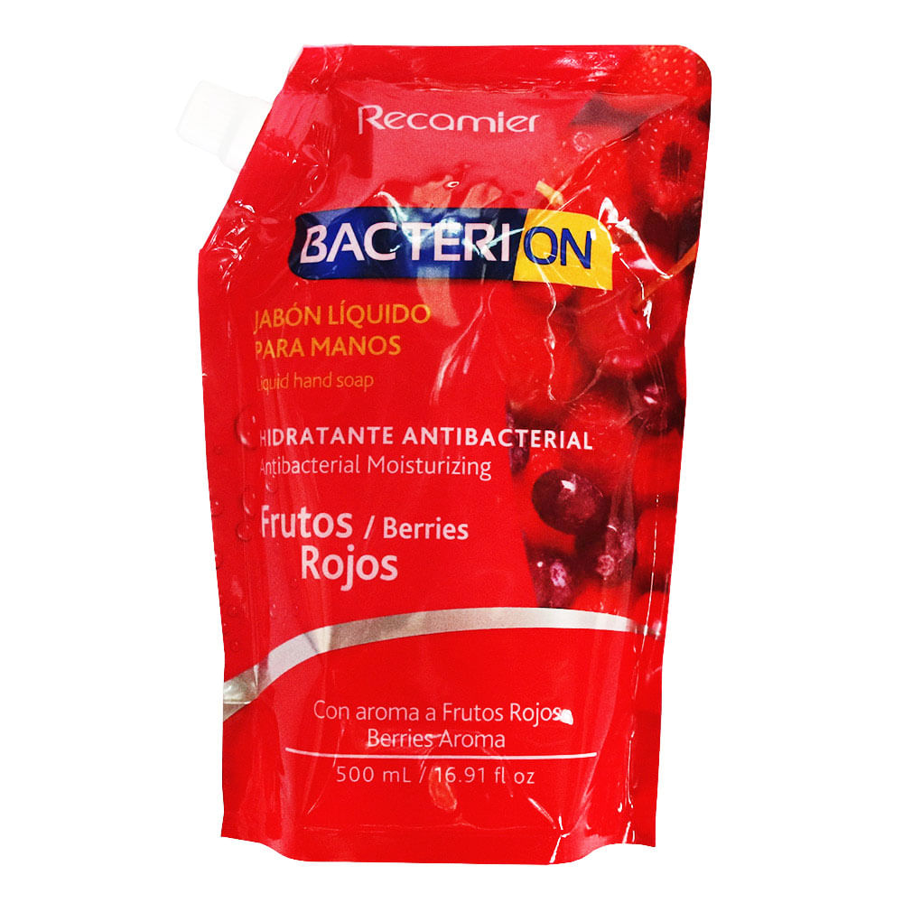 JABON LIQ FRUTOS ROJ BACTERION DOY*500ML