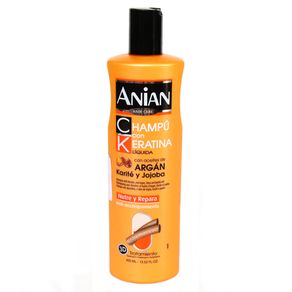 SHAMPOO CON KERATINA,ARGAN ANIAN *400 ML