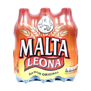 MALTA LEONA PET X 6 UND x 400 ML