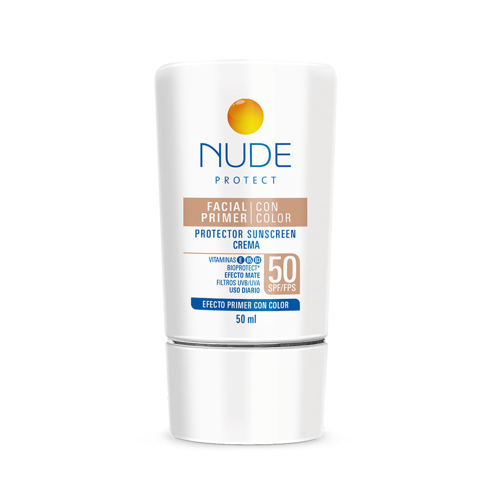 PROTECTOR FACIAL CON COLOR NUDE 50ML