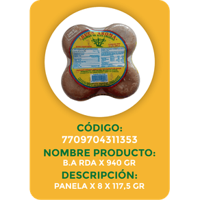 PANELA REDONDA BUEN AROMA 8Ux940G
