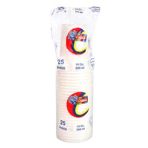 VASO BCO 10 OZ x 25 MORENA