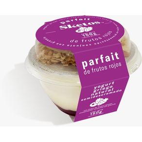 YOGURT SKETOS PARFAIT FRUTOS ROJOS*150GR