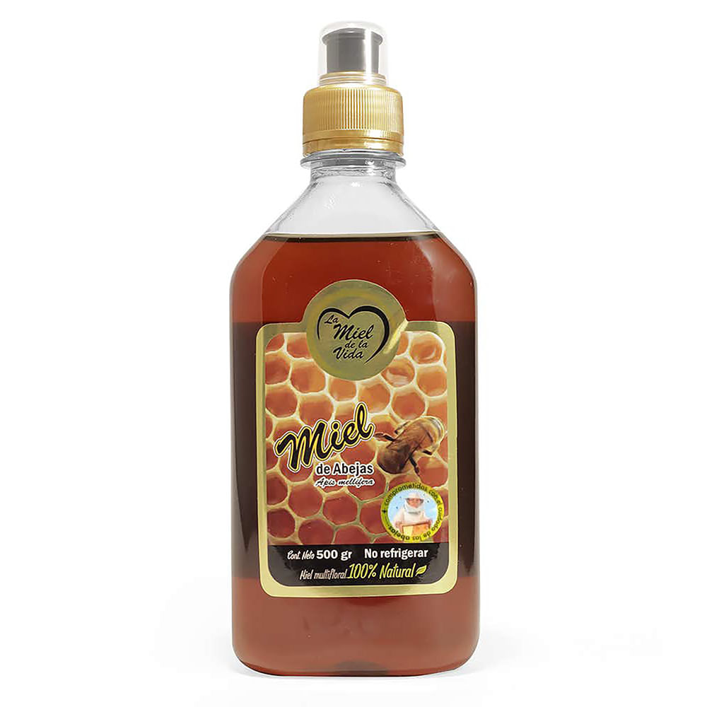MIEL DE ABEJAS LA VIDA x 500 ML
