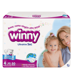 PAÑAL ETAPA 4 ULTRA SEC WINNY*50UN