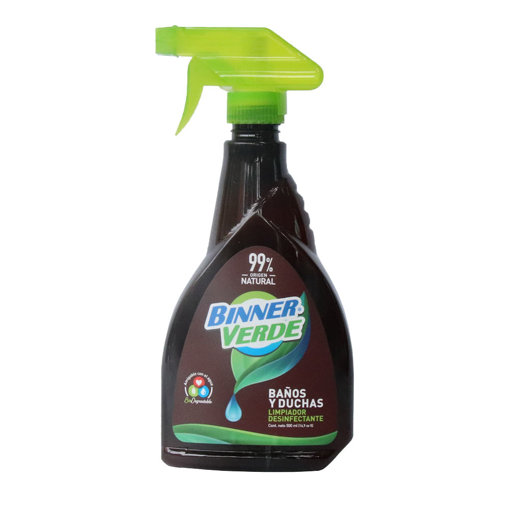 LIMPIADOR DESINFECTAN VERDE BINNER*500ML